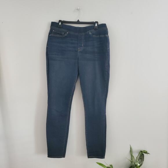 Levi Strauss Signature Blue Totally Shaping Pull On Skinny Jeans Size 16 - Picture 1 of 5